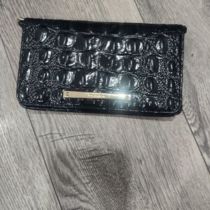 Brahmin Black Embossed Women's Wallet